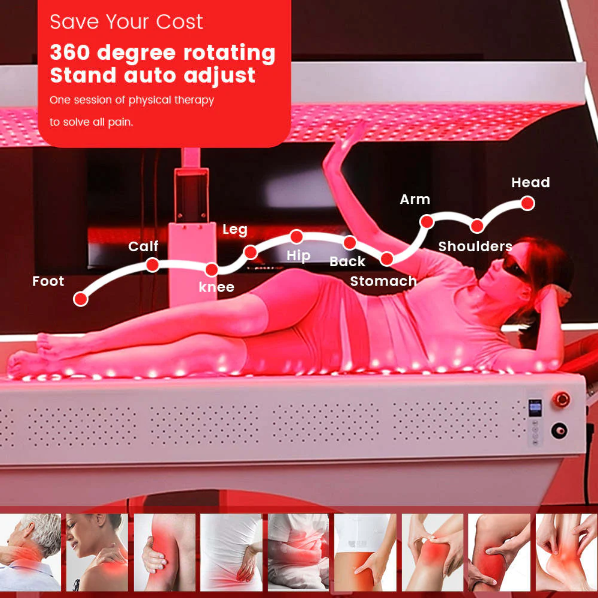 Viva Standard Red Light Therapy Bed For Home & Commercial Use